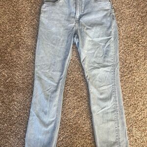 Abercrombie & Fitch Light Blue Ultra High Rise Jeans